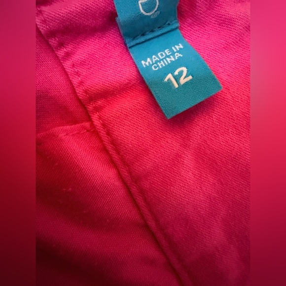 Tori Richard Pink 9 inch Bermuda Shorts - Picture 4 of 6